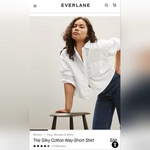 Everlane way short shirt